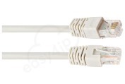 Easyfiks  UTP CAT6 Netwerkkabel Wit, 0.5 meter, 2x RJ45 Male geschikt voor o.a. 0.5 Meter, Wit