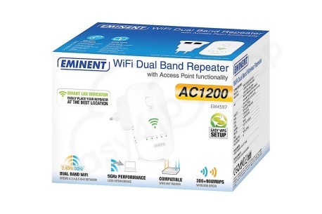 Eminent EM4597 WiFi Dual Band Repeater AC1200