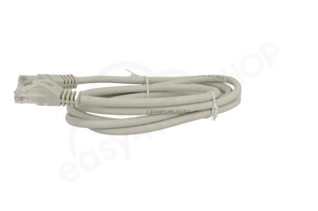 Easyfiks UTP CAT6 Netwerkkabel Wit, 1.5 meter, 2x RJ45 Male