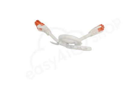 Easyfiks UTP CAT6 Netwerkkabel Wit, 0.5 meter, 2x RJ45 Male
