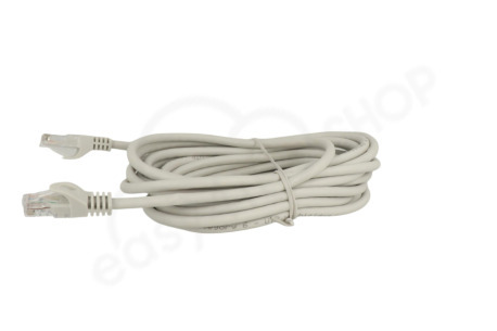Easyfiks UTP CAT6 Netwerkkabel Grijs, 5 meter, 2x RJ45 Male