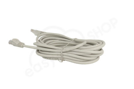 Easyfiks UTP CAT6 Netwerkkabel Grijs, 5 meter, 2x RJ45 Male