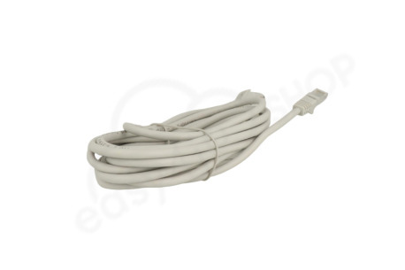 Easyfiks UTP CAT6 Netwerkkabel Grijs, 5 meter, 2x RJ45 Male