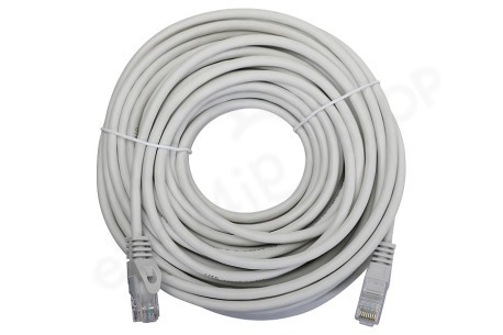 Easyfiks UTP CAT6 Netwerkkabel Wit, 20 meter, 2x RJ45 Male
