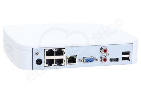 Dahua NVR4104-P-4KS2/L Recorder 4-Kanaals Netwerk Video Recorder
