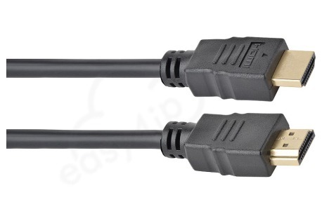 Easyfiks  HDMI Kabel 1.4 High Speed + Ethernet, 2.5 Meter, Verguld