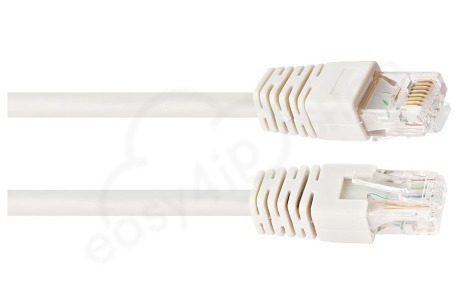 Easyfiks  UTP CAT6E Netwerkkabel Wit, 1.5 meter, 2x RJ45 Male